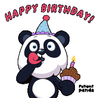 Happy birthday character